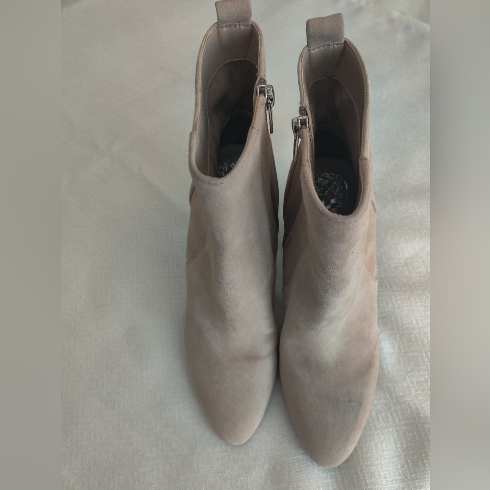 Vince Camuto Tan Suede Booties